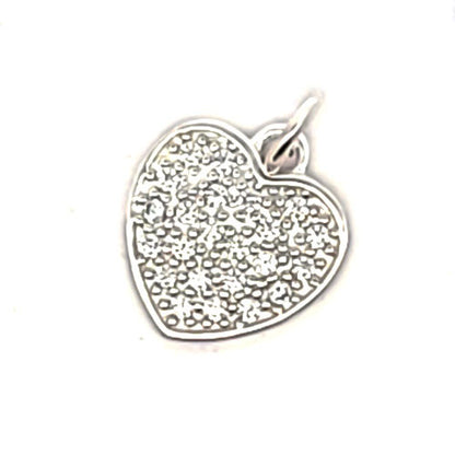 Herz - Anhänger, silber rhodiniert mit Zirkonia  - 3