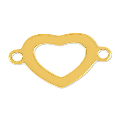 Herz Silberelement vergoldet  - 1