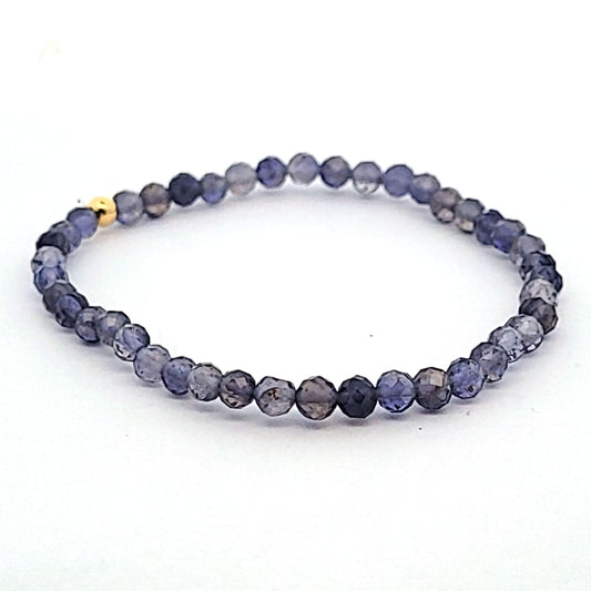 Iolith-Cordierit-Kugelarmband