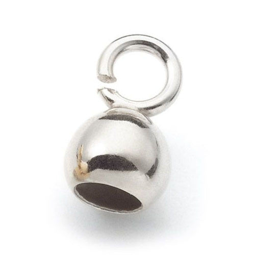 Kalotten-mit-kleiner-offener-Oese-silber