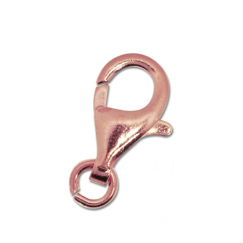 Karabiner 13 mm, Silber rosé vergoldet