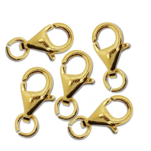 Karabiner 11 mm, Silber vergoldet  - 1