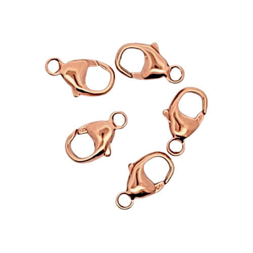 Karabiner feste Öse silber vergoldet 5