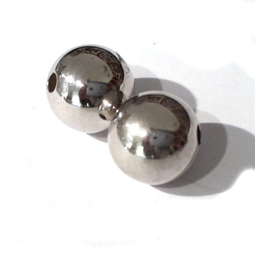 Kugel 14 mm Silber rhodiniert  - 1