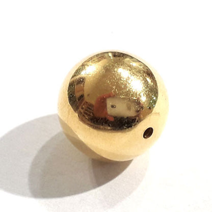 Kugel 14 mm Silber vergoldet  - 1