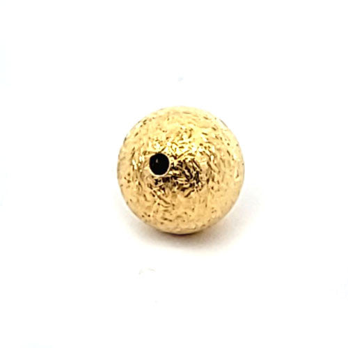 Kugel satiniert vergoldet 10 mm  - 2
