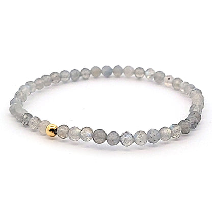 Labradorit-Kugel-4mm-facettiert-Armband