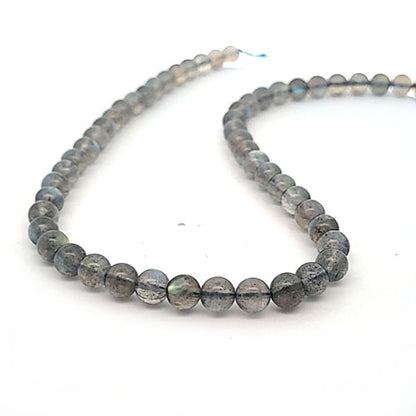 Labradorite AA, ball strand 6 mm