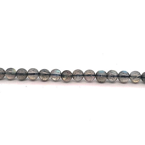 Labradorite AA, ball strand 6 mm