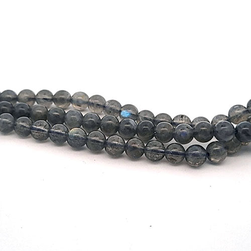 Labradorite, 6 mm bead strand