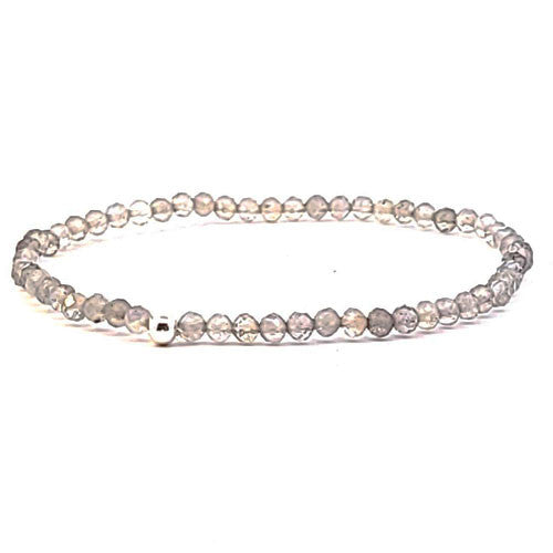 Labradorit A Armband facettiert 3 mm  - 1