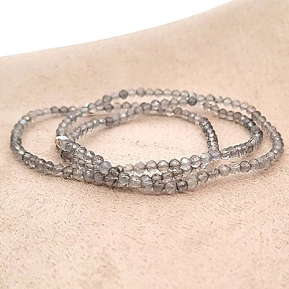 Labradorit A Armband facettiert 3 mm  - 2