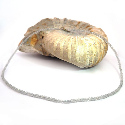 Labradorit Kugelkette 3 mm facettiert