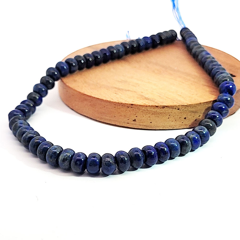 Lapis Lazuli Button Strang 8 mm