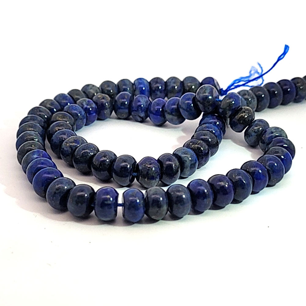Lapis Lazuli Button Strang 8 mm