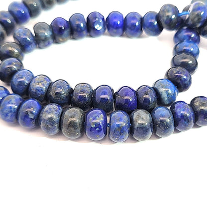Lapis Lazuli Button Strang 8 mm