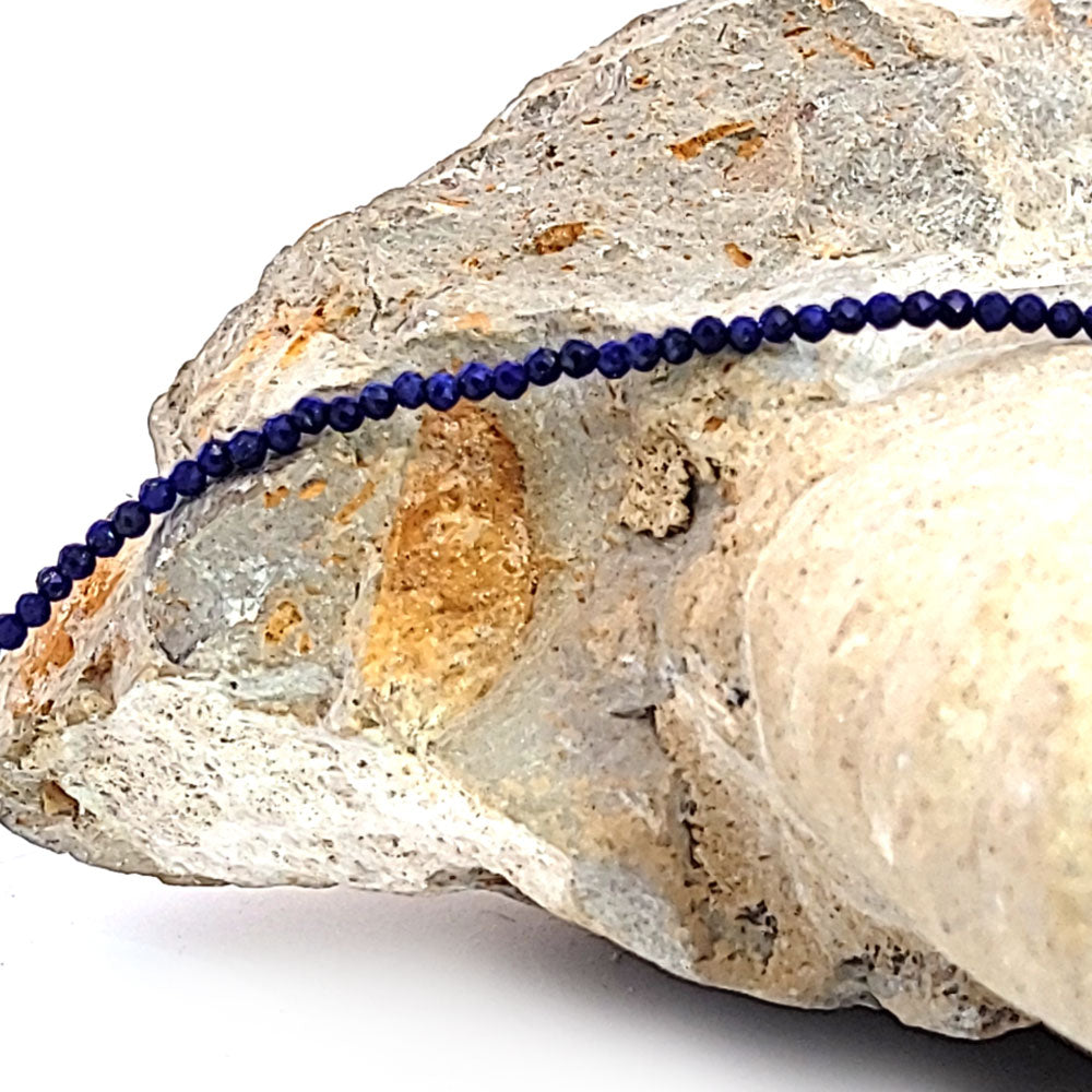 Lapis Lazuli Kugelkette 2 mm facettiert