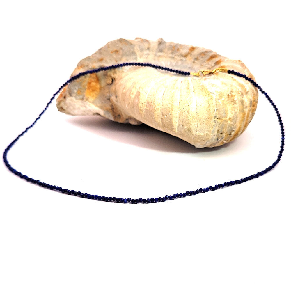 Lapis Lazuli Kugelkette 2 mm facettiert