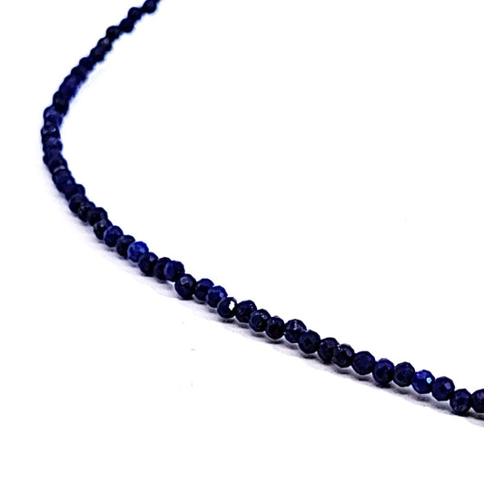 Lapis Lazuli Kugelkette 2 mm facettiert