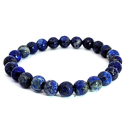 Lapis Lazuli Armband 8 mm facettiert  - 1