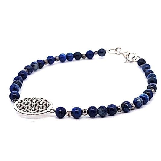 Lapis_Lazuli_Kugel-Armband_mit_Blume_des_Lebens_Silber_rhodiniert