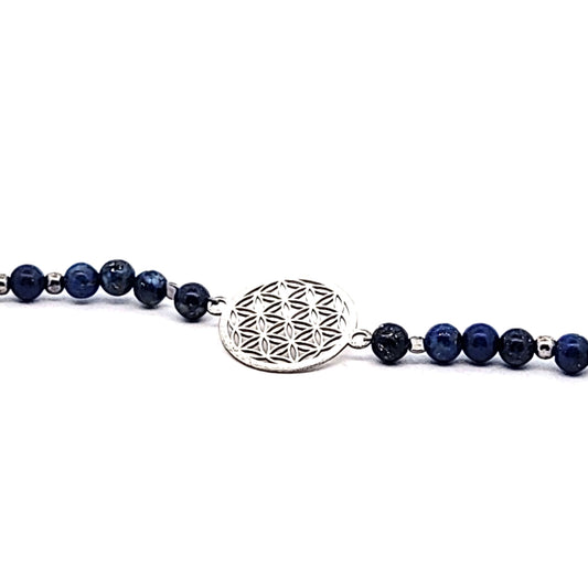 Lapis_Lazuli_Kugel-Armband_mit_Blume_des_Lebens_Silber_rhodiniert