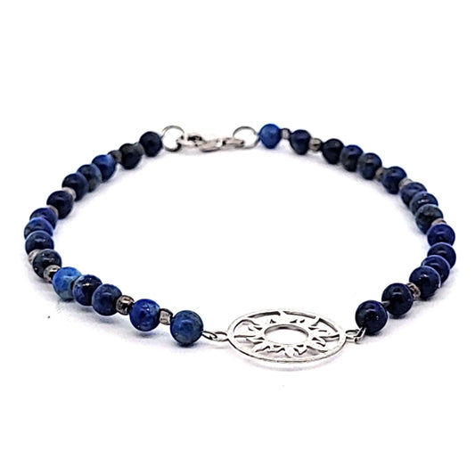 Lapis_Lazuli_Armband_Sonne_rhodiniert_1