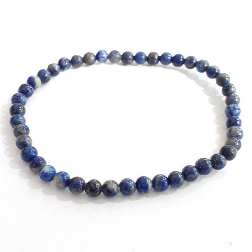 Lapis Lazuli Kugel-Armband 4mm  - 1