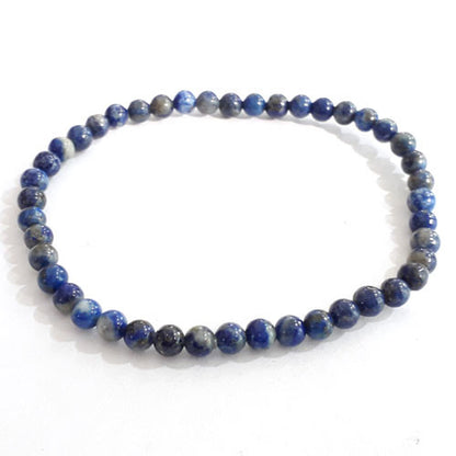 Lapis Lazuli Kugel-Armband 4mm  - 1