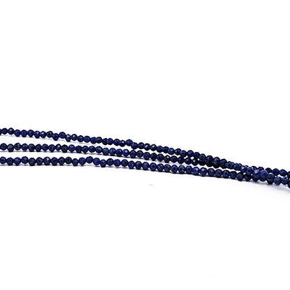 Lapis Lazuli Strang 2 mm facettiert by Steindesign