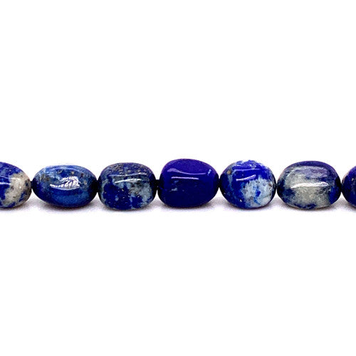 Lapislazuli Nuggetstrang ca. 6x8 mm  - 2