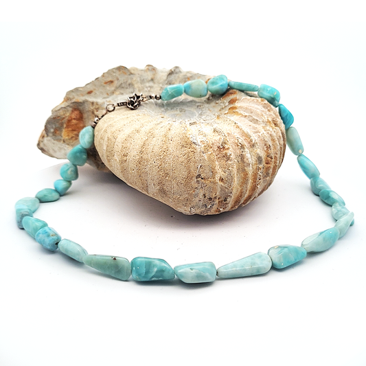 Larimar Kette Tumble by Steindesign