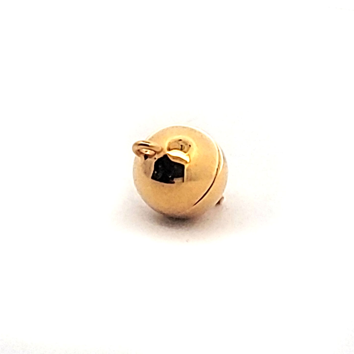 Magnet-Kugelschließe 12 mm, Silber vergoldet by Steindesign
