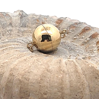 Chiusura a sfera magnetica 16 mm, placcata oro argento