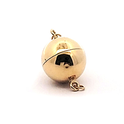 Chiusura a sfera magnetica 16 mm, placcata oro argento