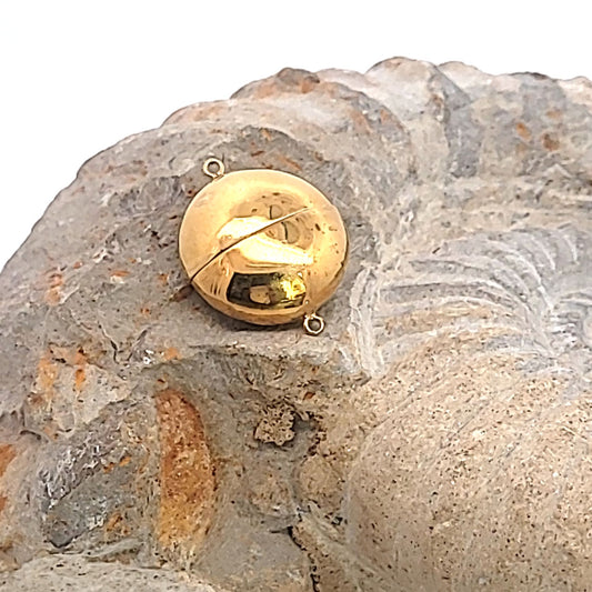 Magnetschließe Disco Silber vergoldet