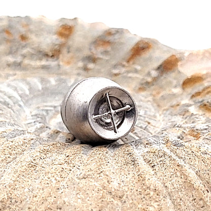 Chiusura magnetica Candy, piccola, argento rodiato, opaco