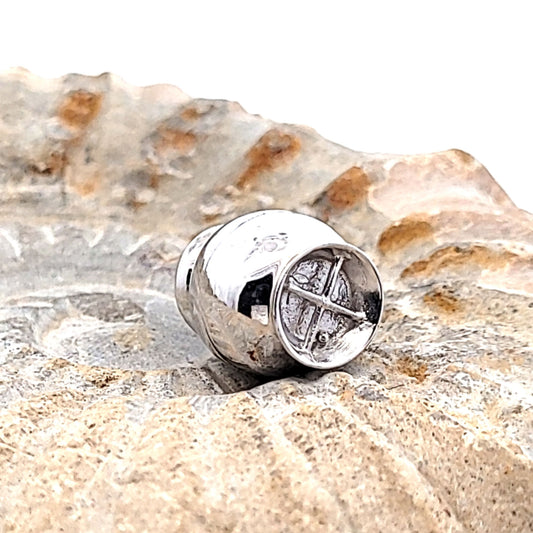 Magnetschließe Candy klein, Silber rhodiniert