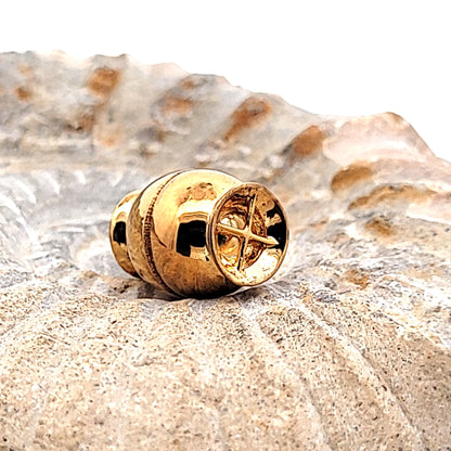 Magnetschließe Candy  klein, Silber vergoldet