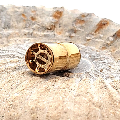 Magnetschließe Zylinder "Multi-Row " 10 mm, Silber vergoldet