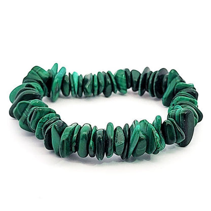 Malachit Armband Chips  - 2