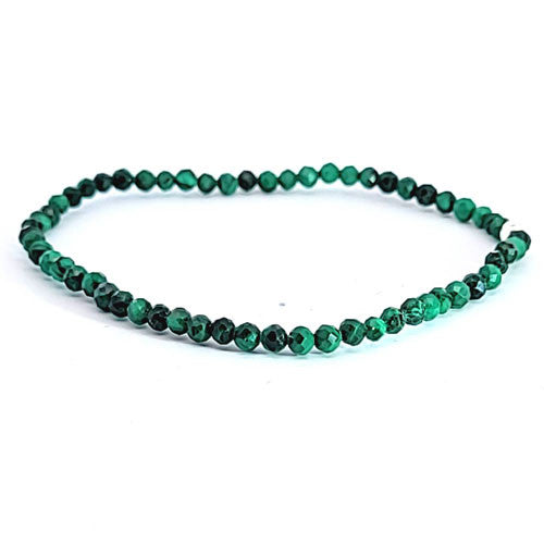 Malachit Armband facettiert 3 mm  - 1