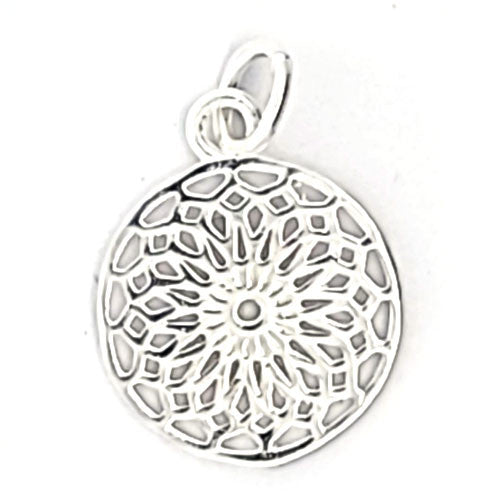 Mandala Silber-Anhänger