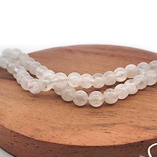 Moonstone, 6.5 mm bead strand