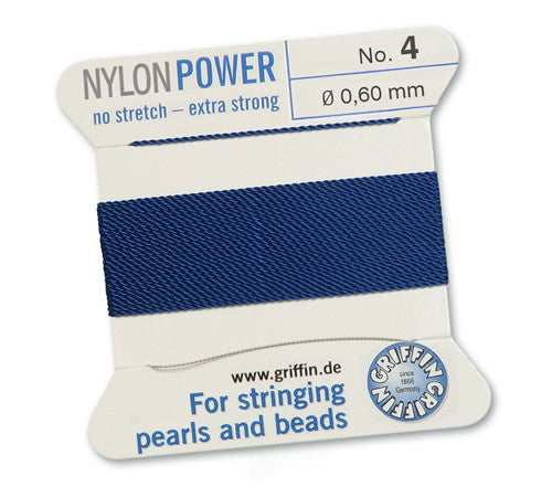 Nylon Power Perlseide dunkelblau Griffin - 1