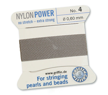 Nylon Power Perlseide grau Griffin - 1