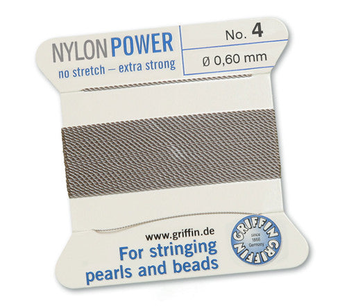 Nylon Power Perlseide grau Griffin - 1