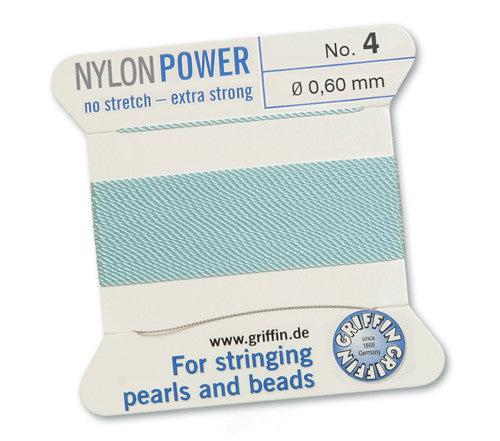 Nylon Power Perlseide türkis Griffin - 1