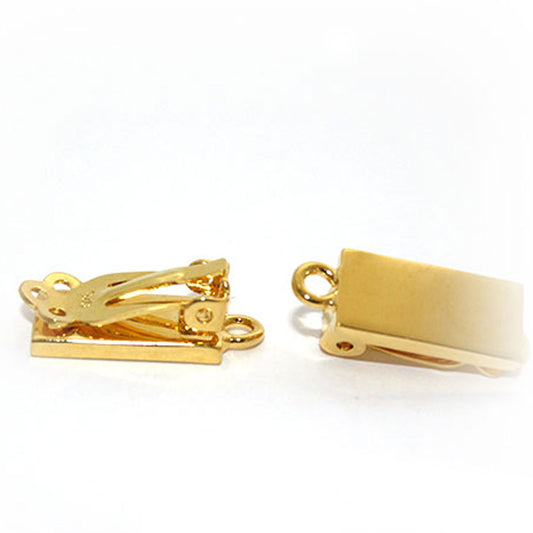 Ohrclips-rechteckig-mit-Oese-vergoldet-poliert