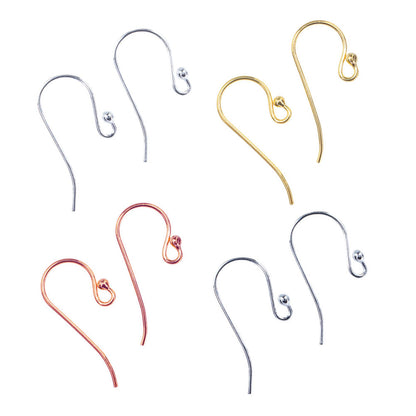 Ohrhaken-Simple-silber-rhodiniert-vergoldet-rose-vergoldet